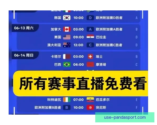 免费看全球足球比赛直播平台推荐与使用指南